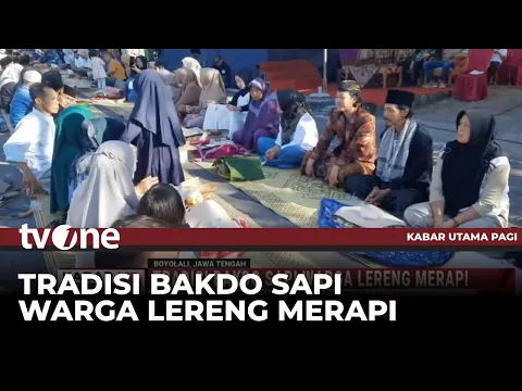 Warga Lereng Merapi Ramaikan Tradisi Bakdo Sapi