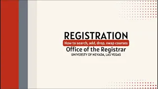 MyUNLV Registration