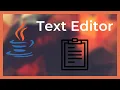 Java Text Editor Software