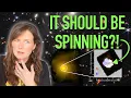 Something stole this galaxy s spin 12 billion years ago