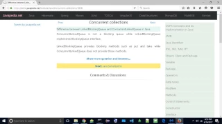 Difference between LinkedBlockingQueue and ConcurrentLinkedQueue in Java javapedia net
