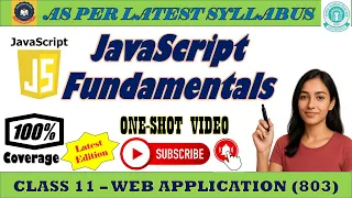 JavaScript Basics in One Shot Class 11 Web Application 803 Complete Concepts Explained