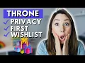 Share your AMAZON Wish List without Sharing your Address Throne wish list