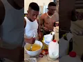 Boosie and His Son Ray Ray Cooking Cornbread and Making Kool Aid