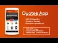 Android Quotes Offline App Source Code Promo Get 20 OFF and download now