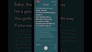 Genie In A Bottle Sped Up 