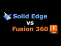 Solid Edge vs Fusion 360 - Modeling a 3D Printable Wire Spool