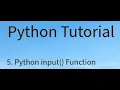 Python input - Take Keyboard Input Like a Pro