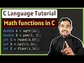 Math functions in C C Language Tutorial for Beginners