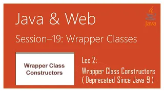 Wrapper Classes in Java Wrapper Class Constructors Deprecated Since Java 9