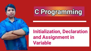 How to Initialization Declaration Assignment a variable in C Rules of Variable