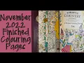 November 2022 Finished Colouring Pages Adult Colouring Adult coloring