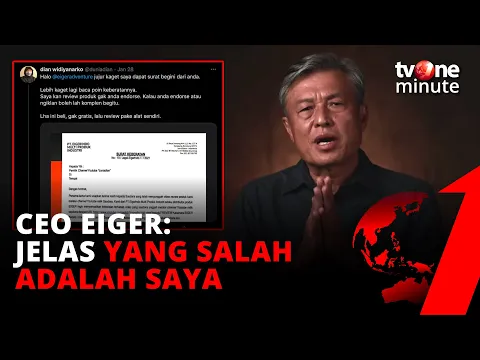 Klarifikasi CEO Eiger Soal Surat Keberatan Viral di Sosial Media | tvOne Minute