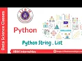 IIBM Institute Python String and Python List
