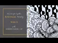 CHEBU Tangle Tutorial Week 33 - Zentangle Weekly 2026
