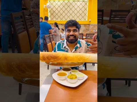 Giant Dosa In Goa 😍 Watch Full Video on @Dushyant_kukreja #shorts