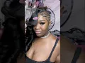 Side Braids with Quick Weave style