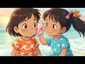 Ocean Sleep, Shhh Song  🌊🌙 | Calming Baby Lullaby | BeeBuns Nursery Rhymes