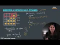 How to Print Inverted and Rotated Half Pyramid in Java - Step-by-Step Guide by Shraddha Didi