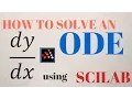 How to solve an ODE using SCILAB Tutorial