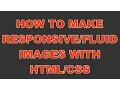 How to make image responsive html css website webpage code