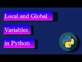 Global and Local Variable in Python interview question