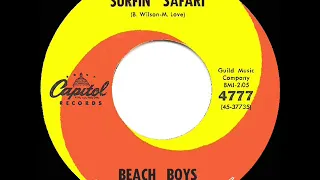 1962 HITS ARCHIVE Surfin Safari Beach Boys 
