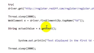 How to read table cell values in Selenium