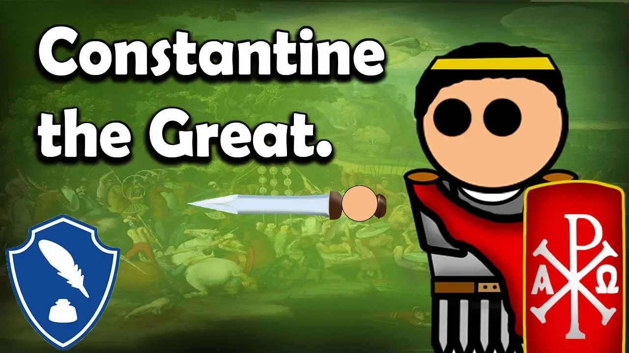 Emperor Constantine the Great - Rome's first Christian emperor.