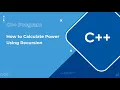 C Program to Calculate Power Using Recursion