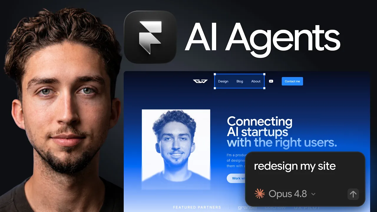 Framer AI Agents Are Here (Full Redesign Walkthrough)