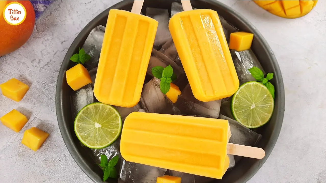 Easy Mango Ice Cream Recipe with Basic Ingredients | How to make Mango Ice Cream at Home. 