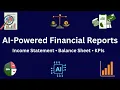 Generate Financial Statements in Seconds Using Python AI Full Demo