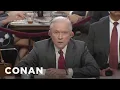 Jeff Sessions Has A Tell CONAN on TBS