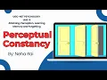 Perceptual Constancy Unit 5 Psychology UGC NET JRF 2025 Preparation
