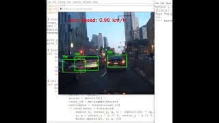Speed Detection From dashcam using OpenCV-Python