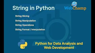 Python 12 Python Strings - Fundamentals and Advanced String Manipulation Operations