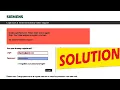 How To First-time Id Login Into Siemens Website