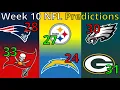 2025 NFL Week 10 PREDICTIONS With Scores