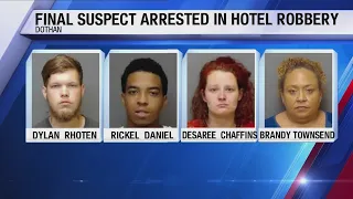 4th suspect in Dothan motel assault and robbery arrested