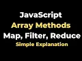 JavaScript Array methods - Map Reduce Filter