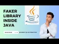 Faker class In Java Random Data Generator Test Data Generator Selenium