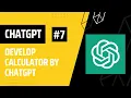 Create Calculator HTML CSS Javascript by ChatGpt