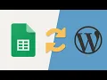 Import Google Sheets To WordPress Auto Sync