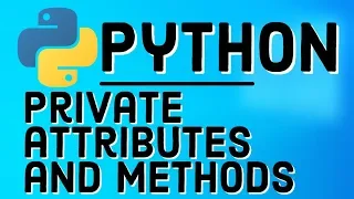 Python OOP Tutorials Private Variables in Python Python Private attributes and methods
