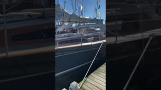 Gorgeous Modern Sailboats at Newport Boat Show [#shorts]