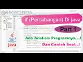 If Dan Else Percabangan Di Java Part 1