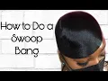 How to do a Swoop Bang for a Ponytail with Voiceover
