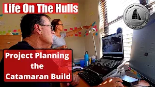 Ep156 Project Planning a Catamaran Build & Foam Core Install on the Dinette Module