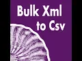 xml to csv
